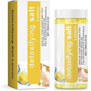Voetbadzout Met Citroen - Hydraterend En Verzachtend Voetbadzout, Milde Reiniging En Voeding For Een Droge Huid