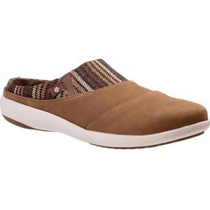 Spenco Siesta New Stripes Mule voor dames, chocolade, maat 41, Chocolade, 41 EU Breed