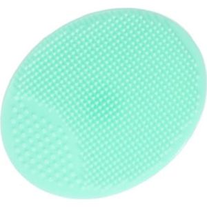 Silicone Massage Cleansing Brush, Universal Face Wash Brush, Multifunctional Face Scrubber For Deep Cleaning Skin Care (Color : Green)