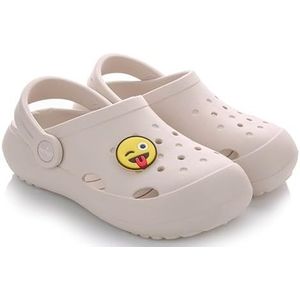 LEMIGO Lichte kinderklompen Eva met pin jongens en meisjes tuinschoenen badslippers pantoffels G. 23-36 EU, 880 Lemigoose, beige, 29/30 EU