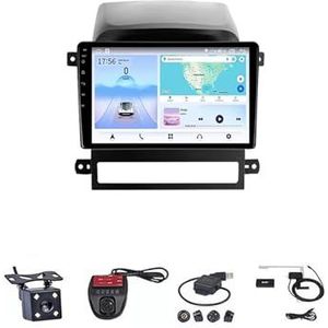 9 Inch Autoradio Voor Chevrolet Captiva 2006-2012 Carplay Android Navigatie GPS Bluetooth Multimedia Speler Smart Automotive Systeem(4G+WIFI 4G+64G)
