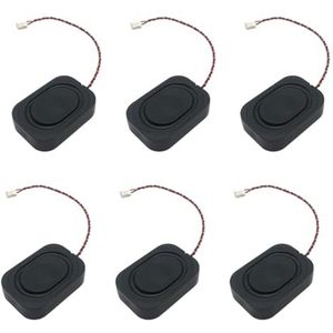 Pack van 6 stks 2030 Luidspreker Holte Hoorn Luidspreker 8Ohm 2W Rechthoek Luidspreker
