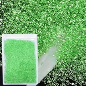 1440 stuks/zak glitter kaviaar nagels strass steentjes fee kristal kralen 3D AB kristal nail art accessoires diy ontwerp manicure-lichtgroen