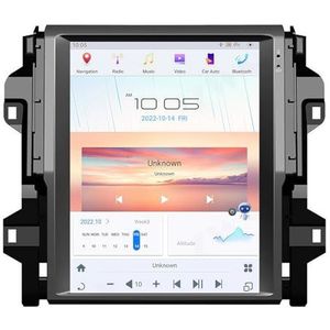 Android 15 Car Radio Sat Navi voor T-oyota Fortuner (2016-2018) 12.1 Inch Touchscreen Multimedia Speler met Draadloze Carplay 2 Din GPS Navigatie FM RDS BT 5G-WiFi SWC DSP,6g+128g