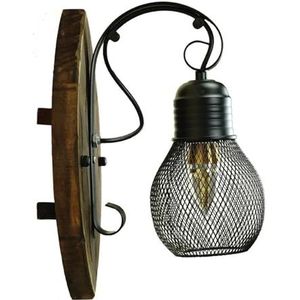 Slaapkamer Verlichting Koffie Restaurant Bar Antieke Decoratie Blaker Lampara Vintage Wandlamp Zwart Ijzer Netto Schaduw Amerikaans Home Decor Licht Wandlampen Moderne wandlampen