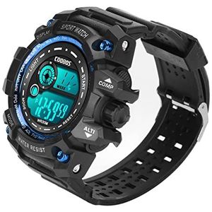 soobu Digitaal horloge, stopwatch digitale sporthorloge dagweergave LED-display schokbestendig voor kinderen voor thuis, Gold