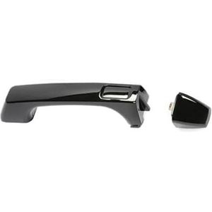 Auto Buiten Buitendeurhendel Voor Hummer 2006 2007 2008 2009 2010 H3 H3T 25832250 1253074667 Verchroomd Zwart Mat(ShiningBlack)