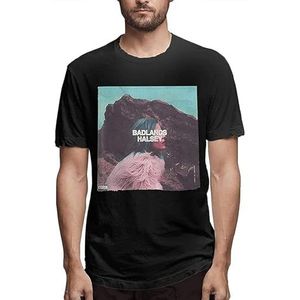 Halsey Men's Round Neck Short Sleeve Top Pure Cotton Pullover overhemden(Small)