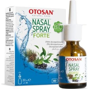 OTOSAN Forte natuurlijke neusspray 30ml met zeewater en organische plantenextracten | decongestivum, reiniging, hydratatie | medisch hulpmiddel