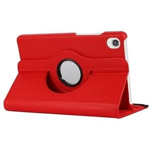 360 Roterende Tablet Cover Geschikt for Lenovo Tab M8 FHD TB-8705F/TB-8705N HD TB-8505F/X 8 inch Stand tablet Gevallen(Red)