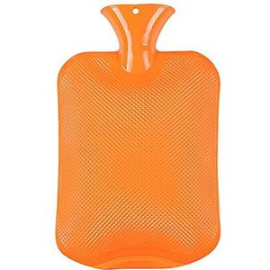 DieffematicRSD Warmwaterkruik Warmwaterkruik Rubber Hoge Dichtheid Winter Handwarmer Draagbare Dikke Warmwaterflessen Pocket Voeten Warmwaterzak (Color : Orange)