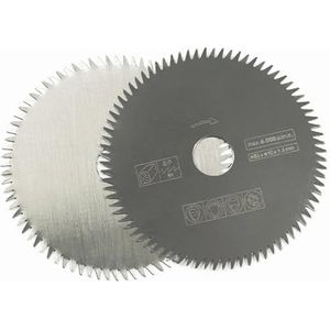 85mm Mini Cirkelzaagblad 10/15mm 80T Elektrische Doorslijpschijf Hout/Metalen Slijpschijf elektrisch Gereedschap Accessoires (Color : 85x1.0mm 80T, Size : 1pc)