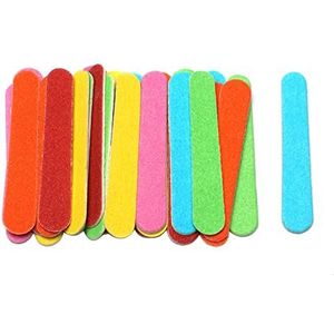 Nagelvijl, Nagel Buffer, 500 stuks professionele mini houten nagelkunstvijlen buffer 180/240