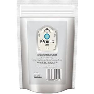 Ormus® Monoatomisch goudpoeder, 50 g elementen van het leven, 100% natuurlijk, origineel, alchemische ormen van dode zeezout