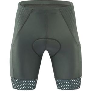AMEEDA Fietsshorts Heren Heren Fietsshorts 5D Gel Gewatteerde Blauw & Groen Fiets Rijbroek met Zijzakken Schokbestendige MTB Bike Shorts Panty, Kem-ss-groen, XL