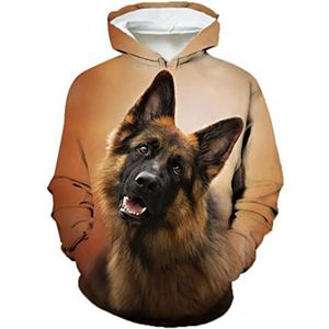 Unisex Grappige 3D Printing Leuke Dier Hond Hoodie Pet Hond Grafische Hooded Sweatshirt 4 XXXL