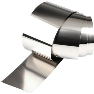 304 roestvrijstalen folierol, 304 RVS folie rol lengte 1m, decoratieve 1st(200MM*0.1MM)