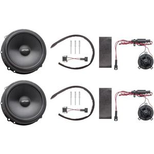 Option Luidsprekerset compatibel met Seat Leon/Cupra Leon (type KL) - inclusief isolatie - 100% Plug & Play Front luidsprekerset