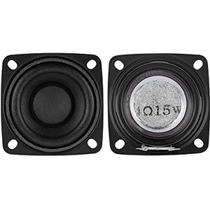 GatherTOOL 2 Stks Full Range Geluidsversterker Luidspreker Driver 4 Ohm 10 W 15 W 20 W Radio Luidspreker DIY BT Speaker 2 Inch (Kleur: 4 Ohm 15 W Luidspreker)