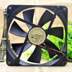 D14BH-12 135mm cooling fan 140X140X25mm 4-wire PWM 2500RPM DC 12V 0.35A For Yate for Loon mute computer chaasis cpu(2 Wires)