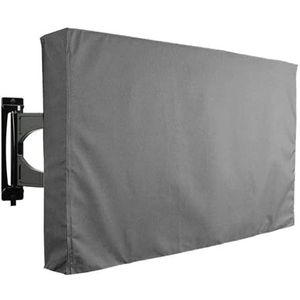 WLTYSM TV Cover TV Weer en Stofdicht Outdoor TV Cover Beige 70 ""75"" 40 ""46"" 50 ""55"" 60 ""65"" Beschermende TV Scherm Tuin patio Outdoor TV TV Display Beschermers (Grijs, VOOR 70-75"" TV)