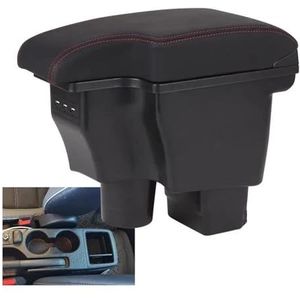 Voor M&AZDA 2 Voor Skyactiv CX-3 Armsteunbox Retrofit Auto Armsteun Opbergbox Opladen USB Auto Armsteun Box(B1 Real Corium)