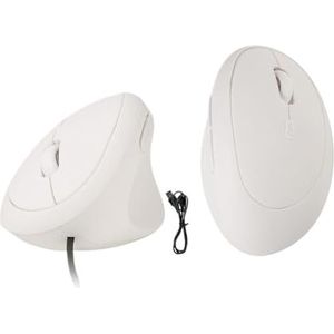 Ergonomic Mouse-PYRIOLHI- Wired Vertical Mouse -3 Adjustable DPI - For PC, Mac, Windows -Pink(White)