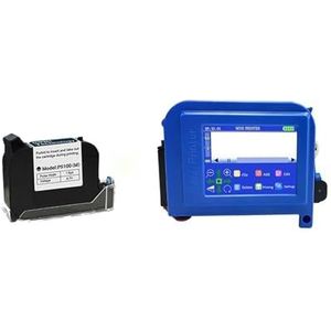 Handheld inkjetprinter, PC11Plus 12,7/25,4 mm mini draagbare printer, 2D Strip Lot-logo vervaldatum, handheld inkjetprinterlabels voor tekst/barcode/logo/QRCode/teller(With 1 inks-25.4mm)