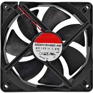 120mm Mute PC-behuizingskoelventilator voor Sunon EEC0251B3-000C-A99 120X120X25mm DC 12V 1.9W 12025 Stille, stille koeler