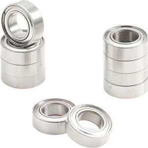 MR95 ZZ lagers 5 x 9 x 3 mm 10 stuks MR95ZZ RS 2RS MR95Open Handstuk lagers voor videokaart High Speed voor motor (SMR95zz roestvrij staal)
