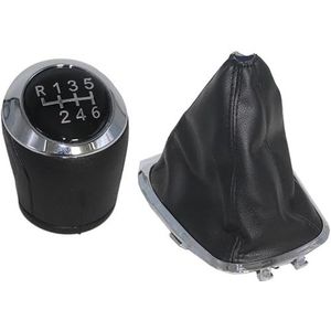 Pookknophoes Voor Aveo Voor Sonic T300 2012 2013-2017 Hendel Shifter Stofjasje Handleiding Versnellingsbak Stok Handvat Hendel 5 speed Shifter Knop(‎6 Speed Set)
