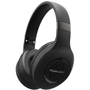 PowerLocus P4 Koptelefoon Bluetooth Over-Ear, Draadloze Koptelefoon met Microfoon, Inclusief draagtas (Zwart)