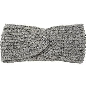 Warme zilveren string gebreide kruis haarband sport hoofdband pluche oorbescherming hoofdband wol hoofdbanden voor vrouwen winter 1 stuks (kleur: 6 grijs)