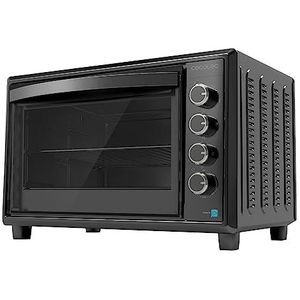 Cecotec Convectie tafeloven van 60 liter Bake&Toast 6090 Black Gyro. 2200 W, Binnenverlichting, 12 functies, Temperatuur tot 230º, Dubbel glazen deur, Inclusief draaispit