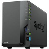 Synology - DiskStation DS224+ - NAS-server - Zwart - 2-bay