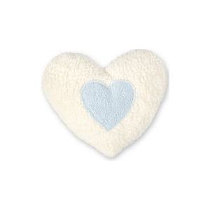 Efie Kersenpit-warmtekussen hart blauw, gecontroleerde biologische teelt, 100% Made in Germany