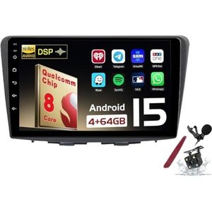Android 15 Autoradio Sat Navi voor S-uzuki Baleno (2015-2018) 9 Inch Touchscreen Multimedia Speler met Draadloze Carplay GPS Navigatie FM RDS Bluetooth 5G-WiFi SWC DSP,M120s
