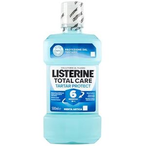 LISTERINE Total Care Tartar Protect mondwater met arctische muntsmaak, mondwater met 6 voordelen in 1 voor een grondige tandreiniging en volledige mondhygiëne, 500 ml
