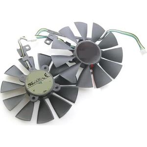 T129215SU 12V 0.5A 87mm VGA Fan For ASUS GTX1050TI GTX1060 GTX1070 RX480 Graphics Card Cooler Cooling(T129215SU-C-Pair)