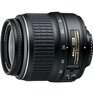 Nikon AF-S DX Zoom-Nikkor 18-55 mm 1:3.5-5.6G ED II Lens Zwart (Gereviseerd)