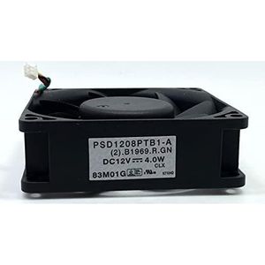 For PSD1208PTB1-A 8025 12V 3-Pin Cooler Fan for PC Cases 8CM Computer Fan LMNCBVYA
