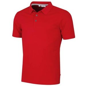 Calvin Klein Heren North Coast vochtafvoerend poloshirt - Rood - XXL