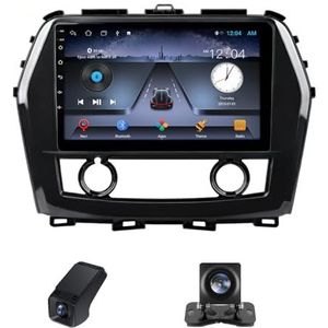 Autoradio geldt voor Nissan Maxima A36 2015-2020,10 inch Touchscreen Navi met Wireless Carplay Android Auto 2 DIN Radio Android Bluetooth WiFi+Achteruitrijcamera/Stuurwielbediening(X1)