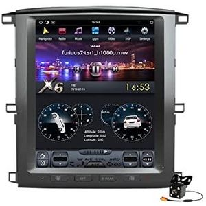 Android 15 Auto Stereo Radio voor L-en Cruiser LC100 2002-2007 GPS Navigatie 12.1in Touchscreen MP5 Multimedia Speler Video Ontvanger met WiFi 4G DSP Carplay,8core 4+64gb