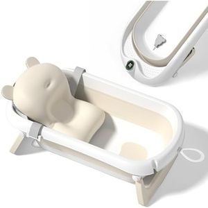 Baby Tub with Frame 80 cm Foldable Design Thermometer Baby Tub with Frame 80 cm Foldable Design Thermometer