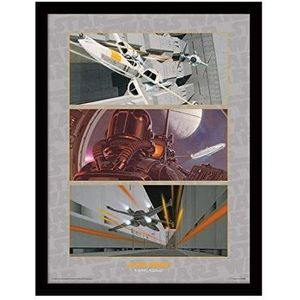 STAR WARS - Collector Print HQ 32X42 - X-Wing Assault