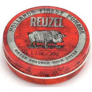 Reuzel Rode, wateroplosbare hoogglanzende pomade, zonder droge formule, 35 g