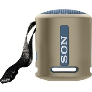 Speaker Beschermhoes voor Sony SRS-XB100 XB13, siliconen hoes, valbescherming, stofdicht, audiobescherming, hoes (bruin)