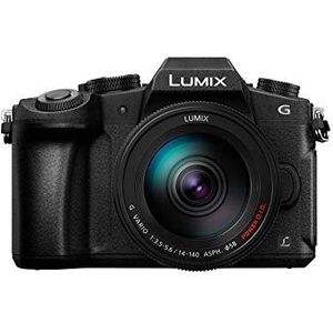 Panasonic Lumix G80H | Tropische hybride camera + Lumix-lens 14-140 mm (sensor 4/3 16 MP, dubbele steel, OLED-zoeker, Orient tactdisplay, AF DFD, video 4K) zwart - Franse versie