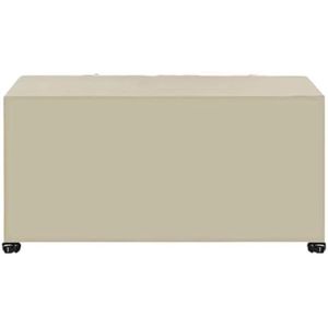 PUYEN Outdoor stoel stofkap opbergtas tuin terrasmeubilair beschermer hoogwaardige waterdichte stofdichte organizer(Color:Beige,Size:90*90*40cm)